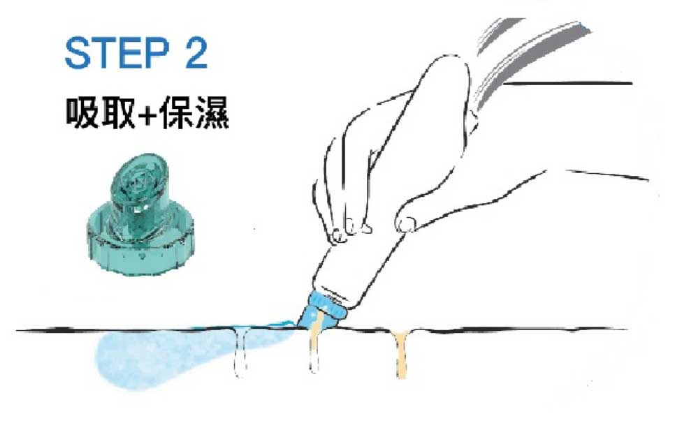 步驟二 深層清潔+水楊酸換膚